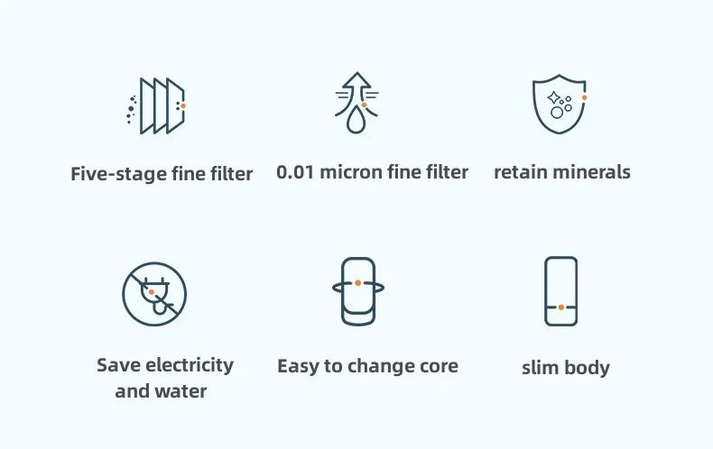 Electronic Cooling Hydrogen-rich Purifier/alkaline Water Purifier Dispenser Japan 5 Plates With Casing Box Soda Maker