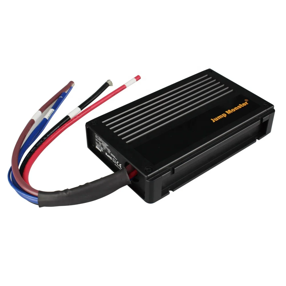 20A DC to DC On-Board Battery Charger for AGM, Gel, Calcium, LiFePO4, VRLA Battery with Multi-Stage Charging with MPPT