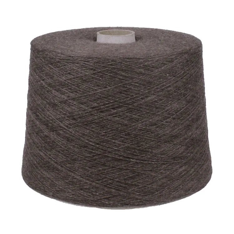 eco friendly packaging cone yarn 100 linen knitted sweater RING SPUN 1ply 24nm stocked Top dyed melange yarn