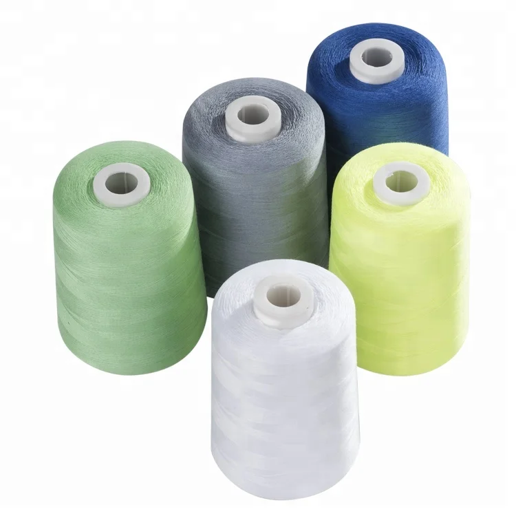 wholesale manufacturer best quality cheap price 20/3 20/2 40/2 polyester sewing thread leather sewing bag sewing