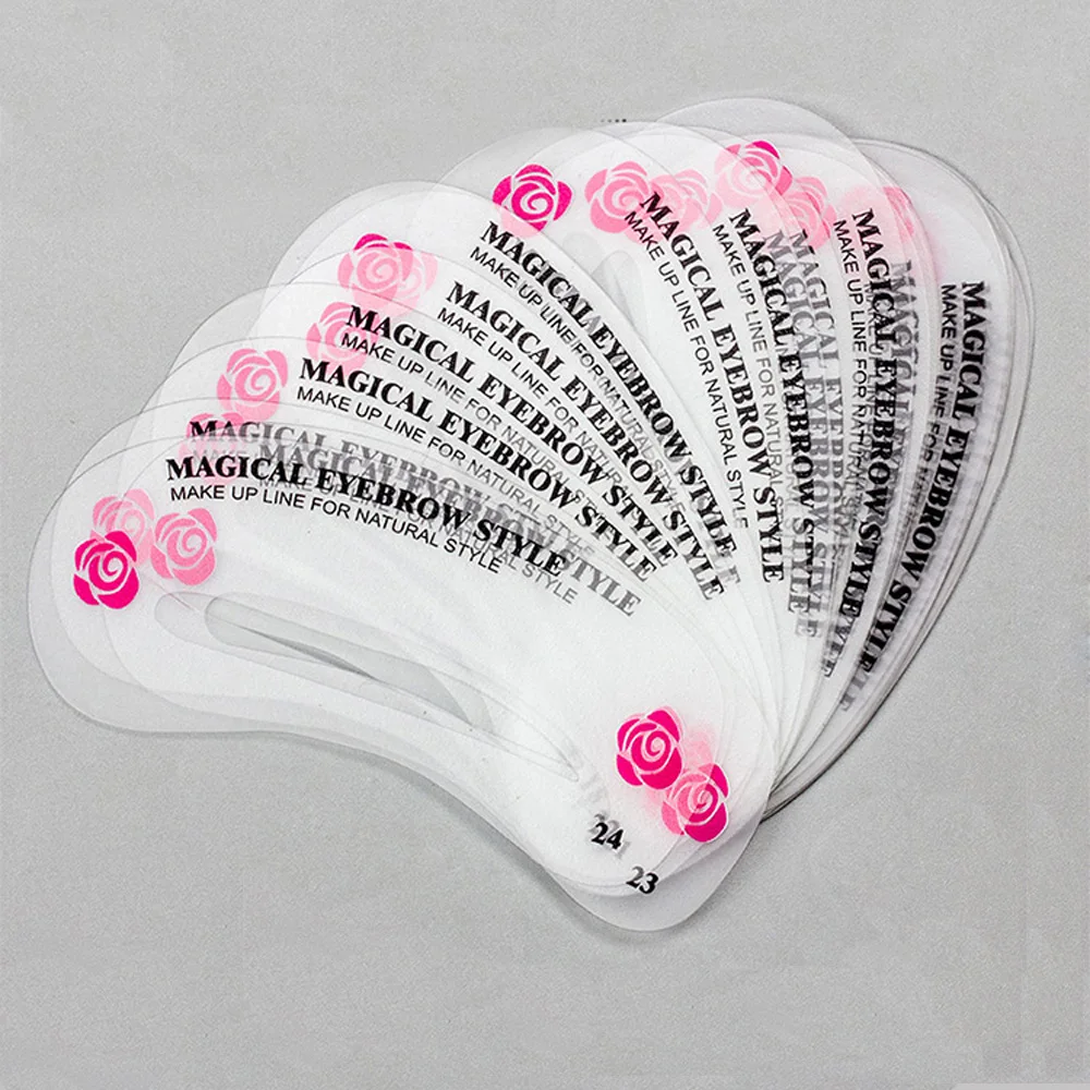 
custom label private label eyebrow stencils 