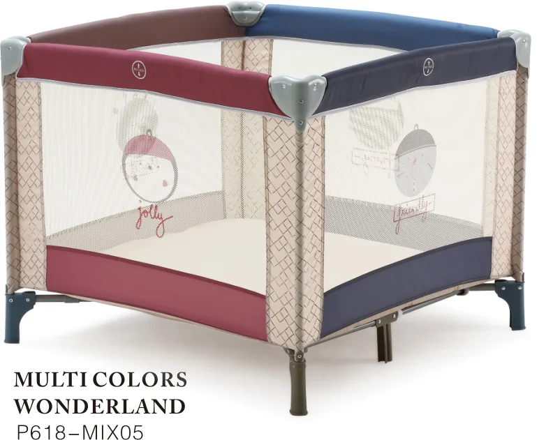 European Standard Baby Playyard Foldable Travel Light Playpen for Toddlers