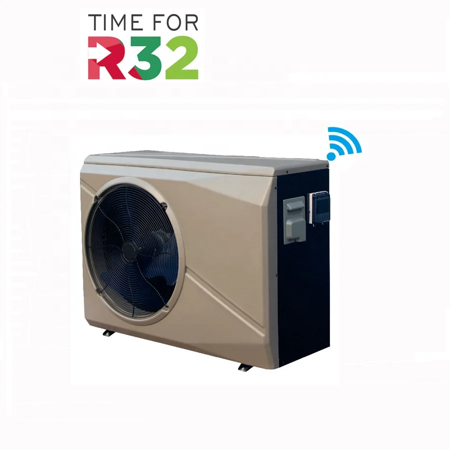 
R32 refrigerant full DC inverter swimming pool heat pump with wifi control 