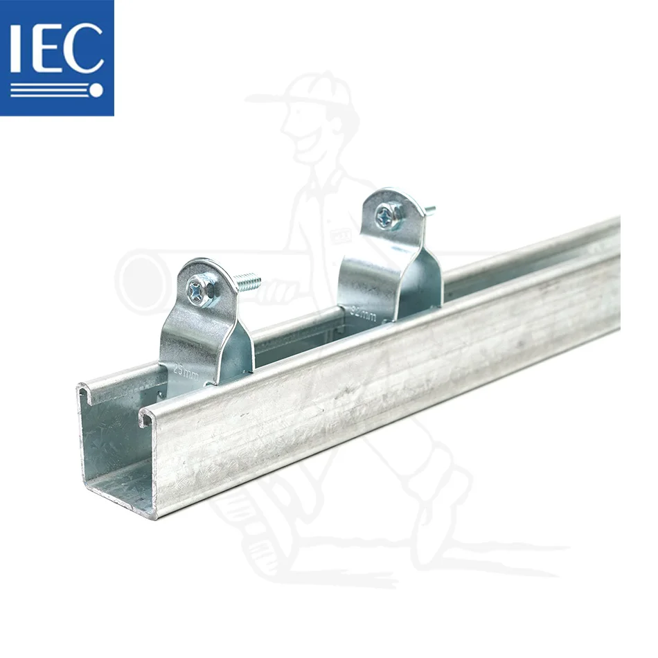 Abrazadera Strut RUC con perno Electrogalvanizada 20mm-110mm