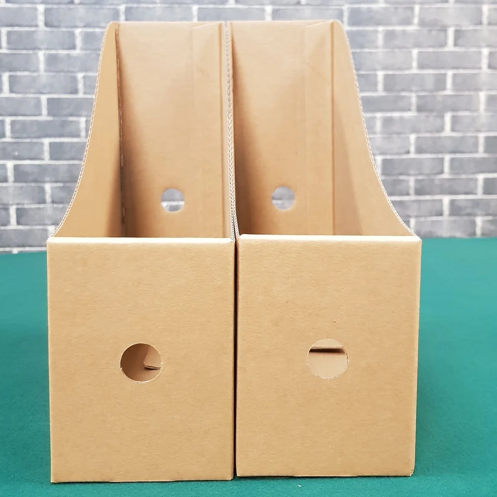 Simple Elegant Document File Folding Box With Stationary Storage Organizer Magazine Paper
