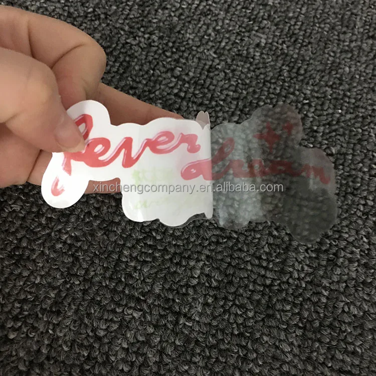 High Quality PVC Transparent Adhesive Sticker Sheet Custom Waterproof PVC Sheet Sticker
