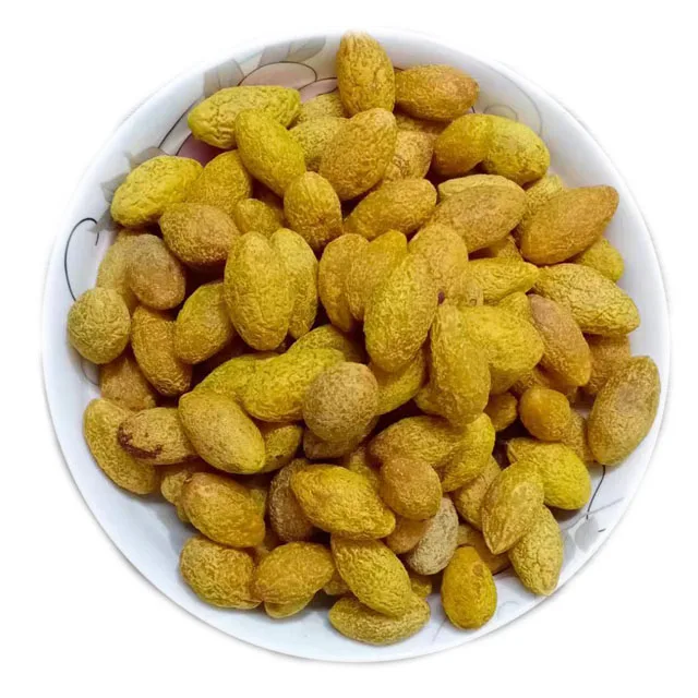 Delicious snacks candied fruit dried natural green olives