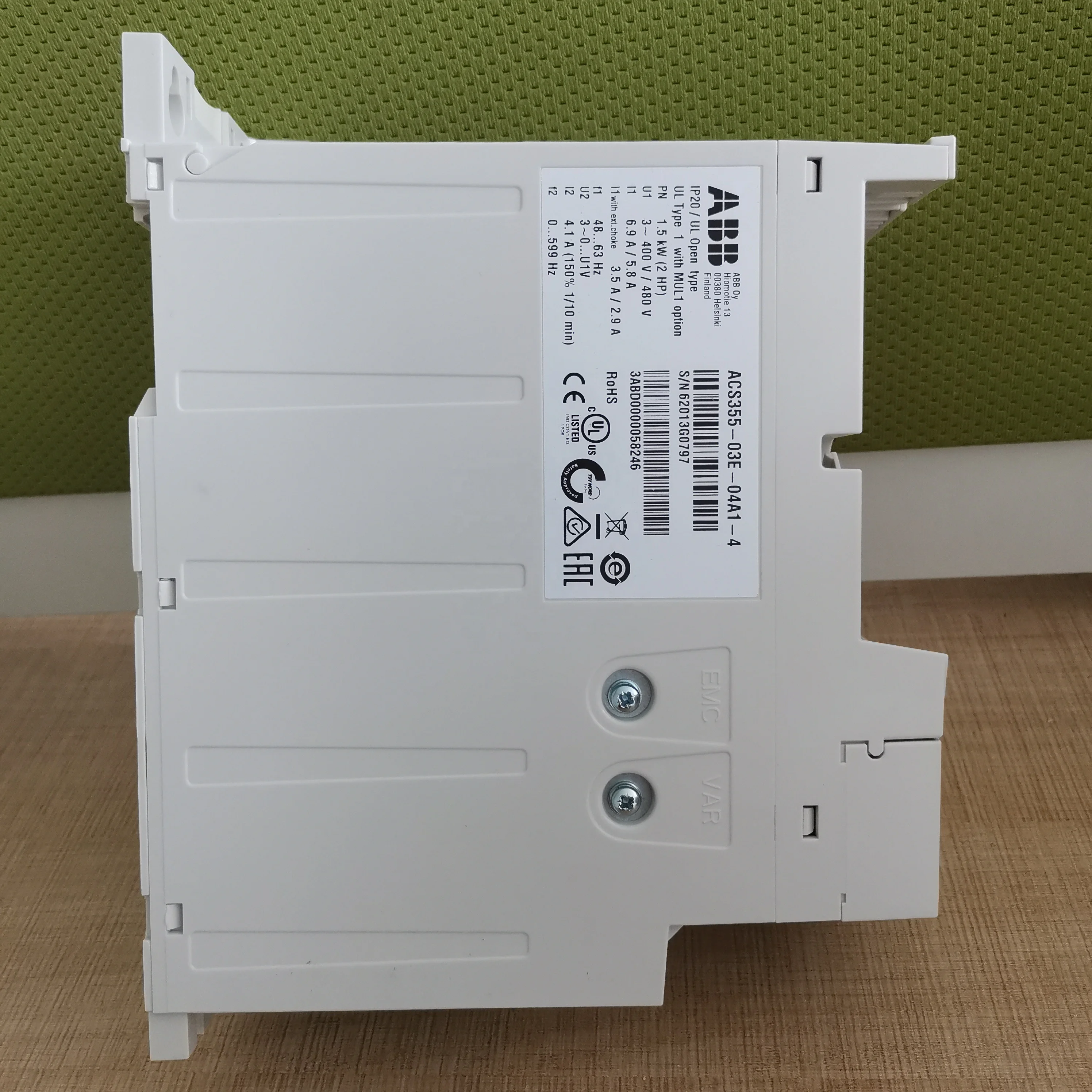 ABB ACS355 machinery drive Vector-controlled AC drives 380V 1.1KW 1.5KW 2.2KW 3KW 4KW 5.5KW 7.5KW VFD VSD