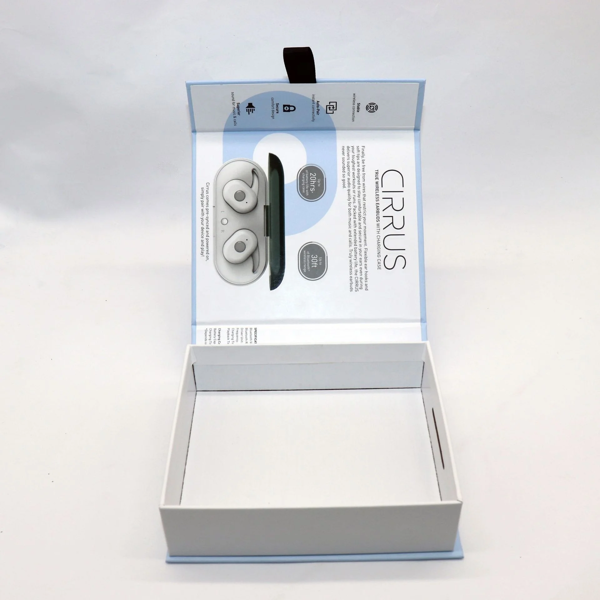 Recycled Lip and Base Gift Boxes for Power Bank Earphone Headphones Camera Phone Headphones