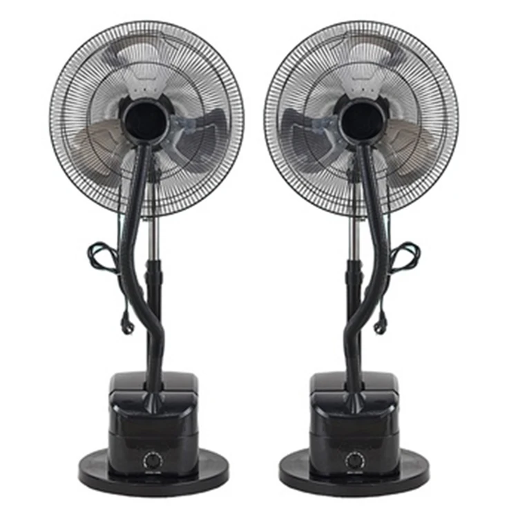 Floor air conditioner spray fan stand electric mist water spray fan air cooler fan with water bottle