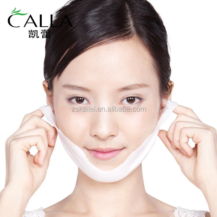 
Korea V Neck Chin Up Tightening Double Chin Reducer Patch V Line Firming Face Mask OEM 