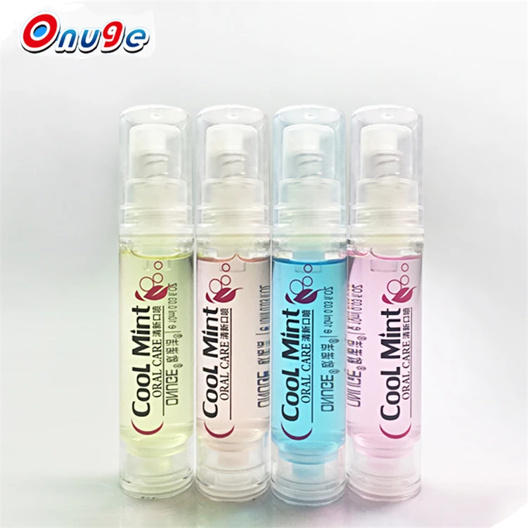 Mint Flavor Mouth Spray, Bad Breath Refreshing Spray 10 ml