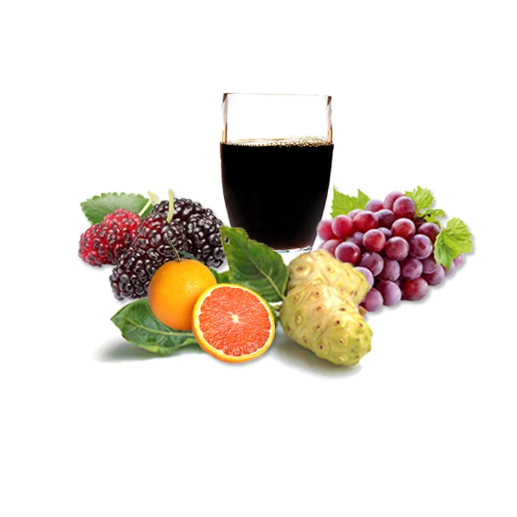 Best Quality Juice Manufacturer Supply Noni Compound Red Grape Orange Mulberry 100% Fruit Juice Concentrate Enzyme Drink