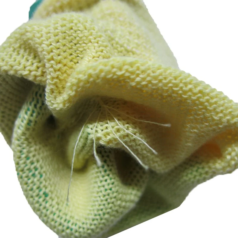 Custom Durable Anti Slip Cotton Knitted Latex Crinkle Coated Safety Work Gloves For Industrial Construction Mechanical Ce 1131