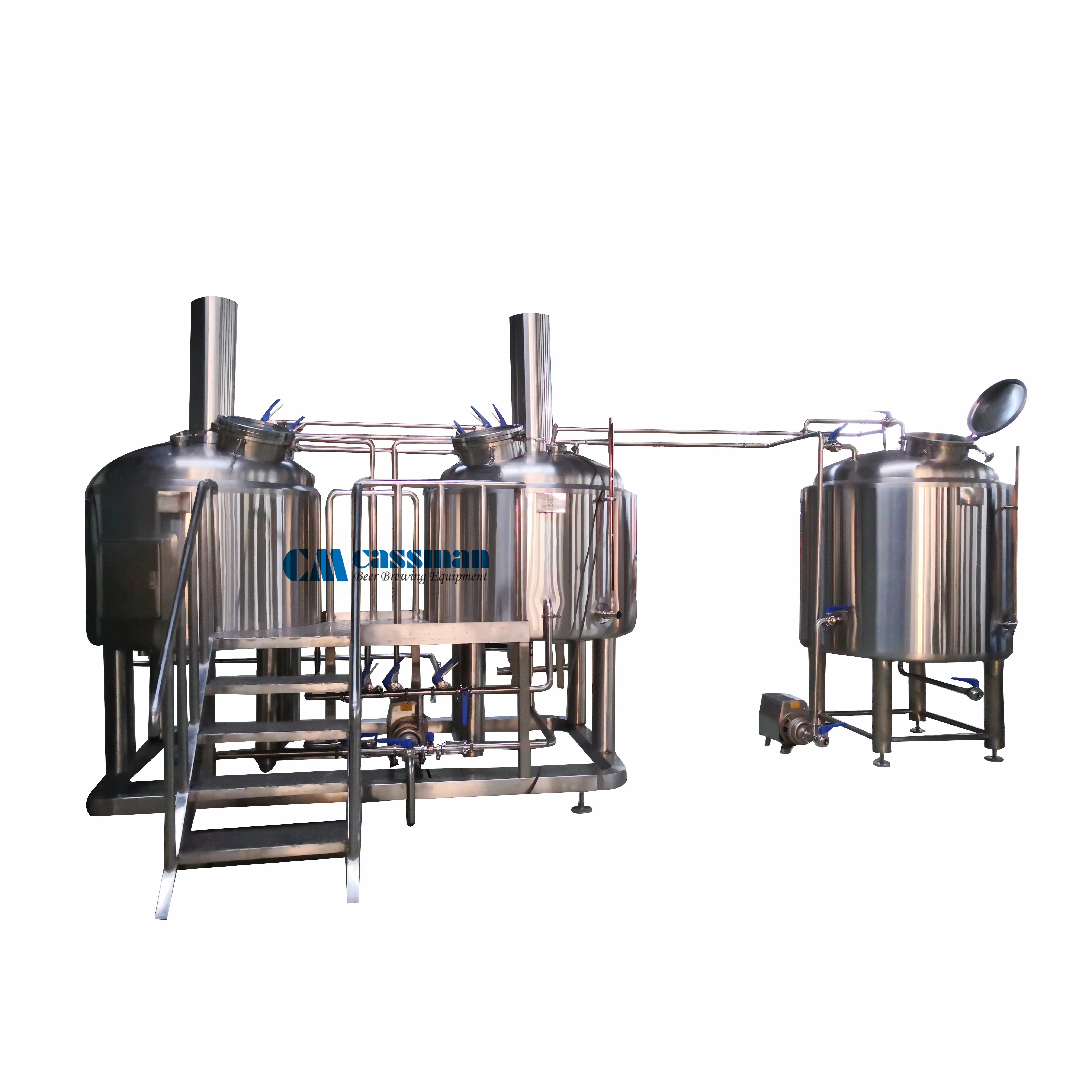 500L 1000L 2000L 3000L 5000L Beer Brewing Equipment 100 Liter Brewery Turnkey Brewery