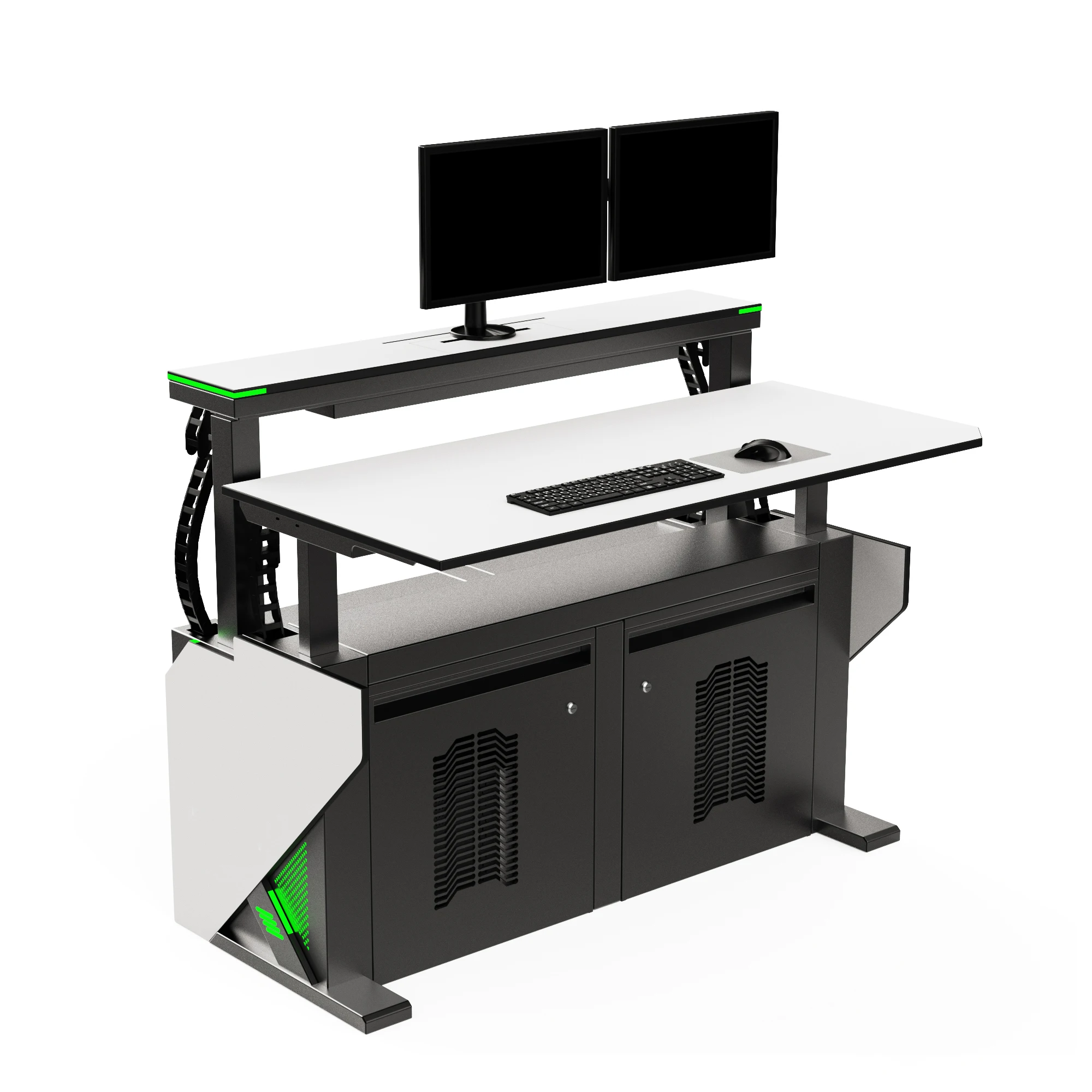 One Stop Custom Solution Adjustable Console Desk Monitoring Security Control Room Console Furniture For Operator Center