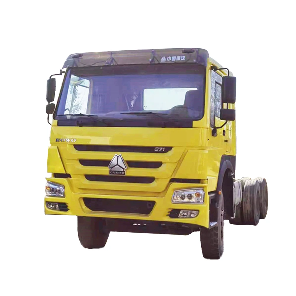Secondhand Sinotruk Howo 6x4 10 Wheelers V7-X Model Euro II 371 375 380 400 420 Tractor Trailer Horse Truck