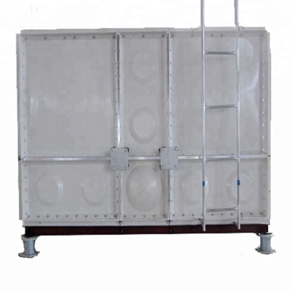 Popular Sales Bolts Type Assembled  Hot Pressed GRP  Panel Water Tank iWater Distributor For Water Treatment