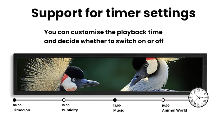 24/29/3747.6 inch  Lcd digital poster double sided hanging advertising screens price display monitor digital display for retail