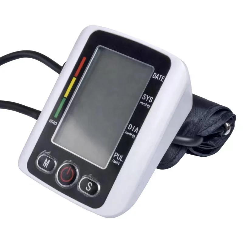 China manufacturer cuff bp apparatus monitor arterial rechargeable electric mini led blood pressure monitor manual bp monitoring