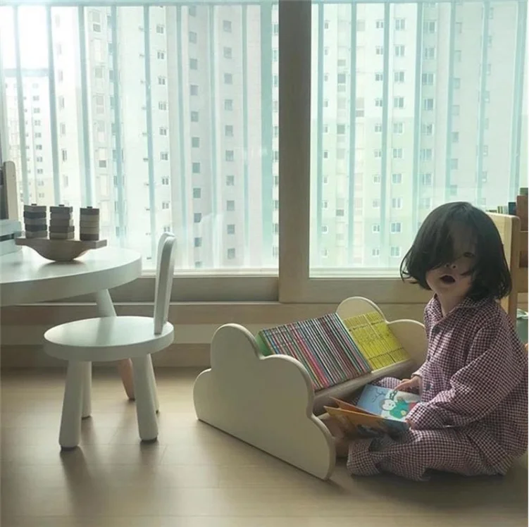 New Year Sale Montessori Educational Wooden Bookshelf  Montessori Furniture Bookshelf speaker