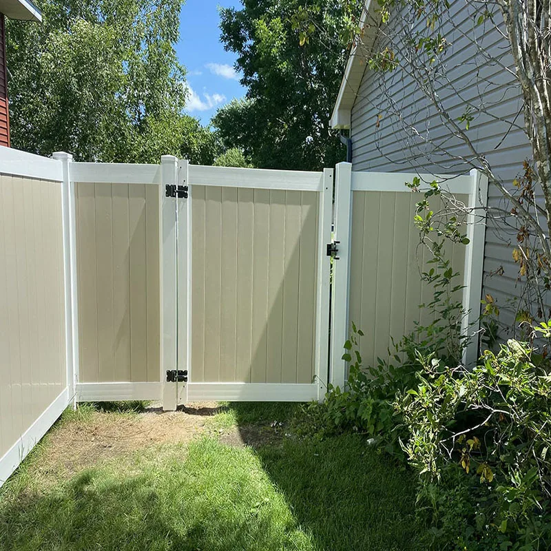 6ft.HxW8ft.W Hot Sale White Pvc Vinyl Fence Panels Plastic Wall Fences Lattice Fencing