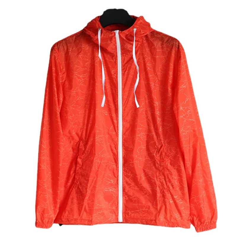 Best Sell Reflective Shiny Jacket Spring Men 100% Polyester Rainbow Color Jacket Neon Colour Casual Jacket