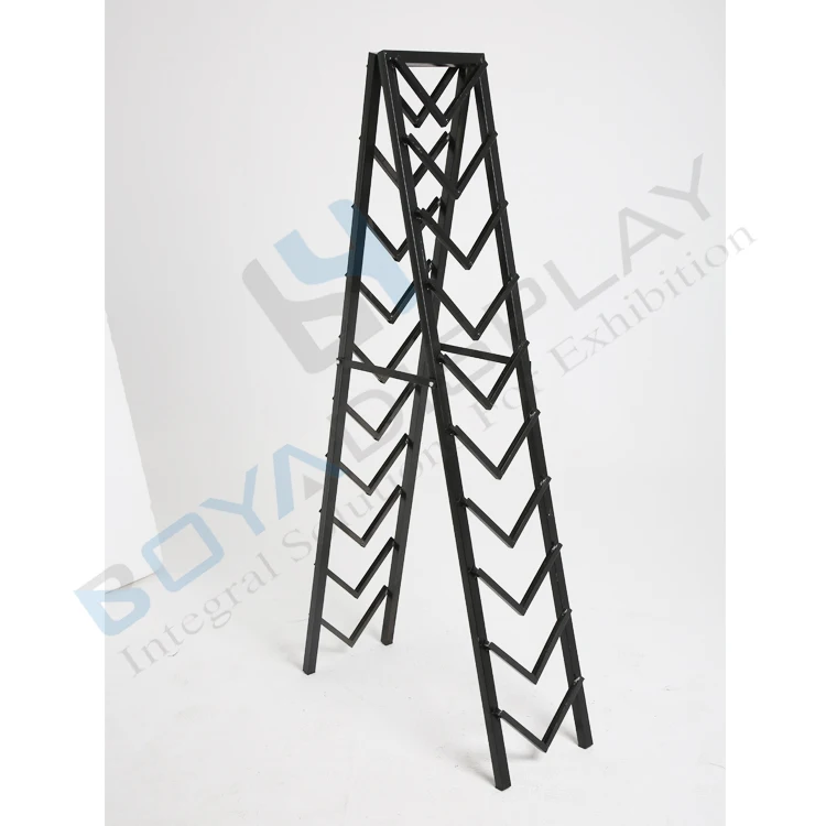 Finely Processed Display Stand For Ceramic Tile Mosaic Sample Waterfall Type Display Rack For 60*60cm Size Tiles