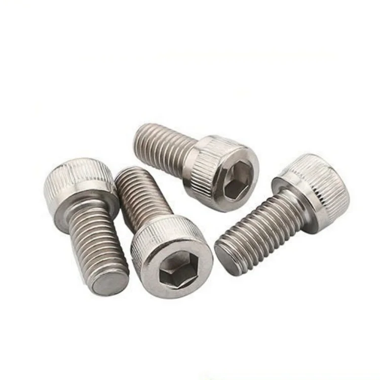 M8-1.25 Hexagon Socket Head Cap Screws Bolts DIN 912 Stainless Steel Bright Finish Machine Full Thread Allen L Key Bolts