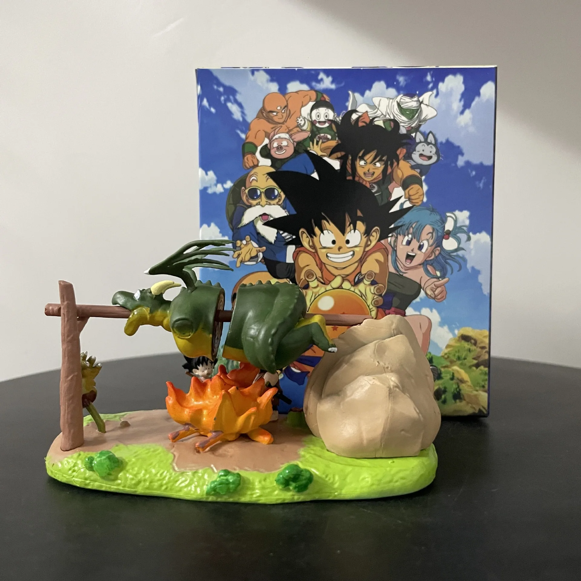 New Arrival DBZ Statue Cymbal Yajirobe Dragon Toy Comic 9CM PVC Action Collection Anime Figures Dragon
