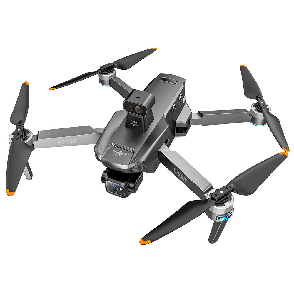 KF104 Three-axis 60 degree RC drone HD camera remote control quadcopter obstacle avoidance electric adjustment drone