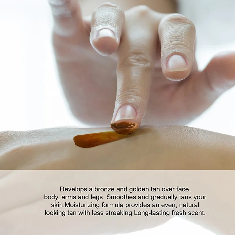 Custom Tanning Bed Lotions Manufacturers OEM Vitamin E Self Tanning Lotion