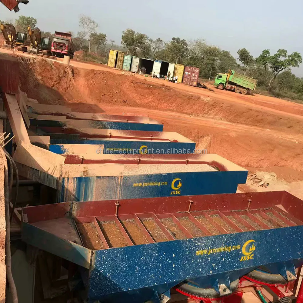 40-50TPH Gold Diamond Mining Separating Process Plant Tin Tungsten Jig Concentor Separator