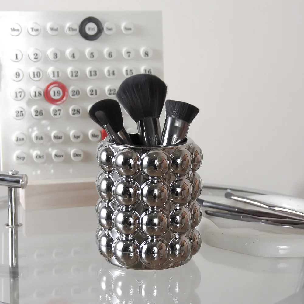 Mid-Ancient Ins Style Good-looking Ceramic Vase High Sense Hydroponic Vessel Vase Amazon Decoration Storage Container