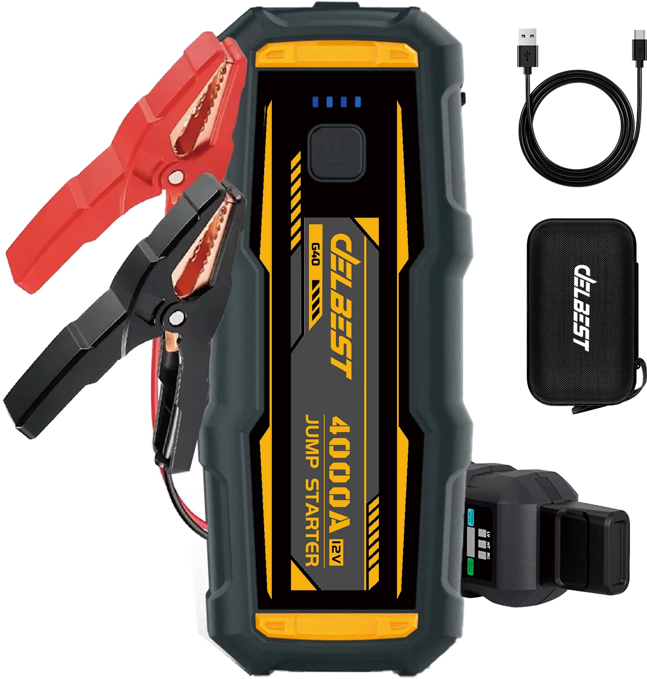Factory Wholesale Sales 12v Starting Current 1200A with Battery 32000mAh Aviation Standard Car Battery Jump Starter Power Bank
