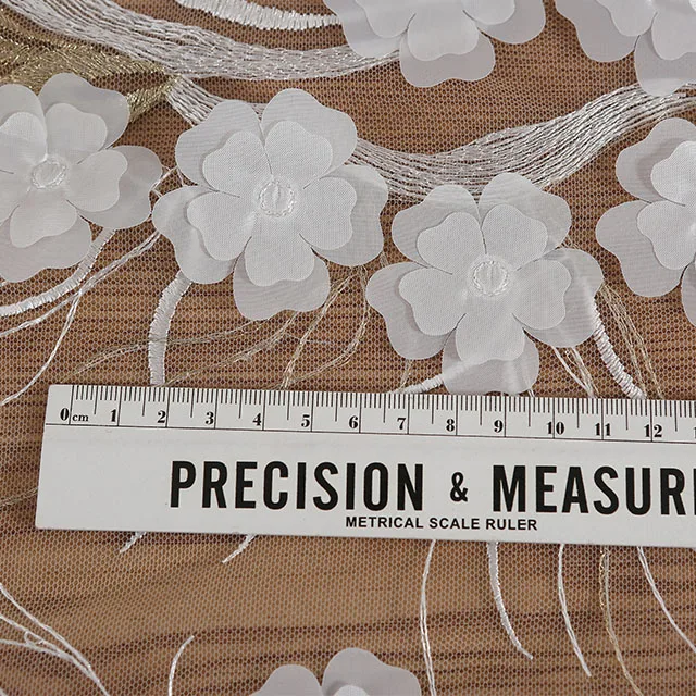 china design polyester sequins tulle mesh net lace embroidery fabric clothing for dress clothes