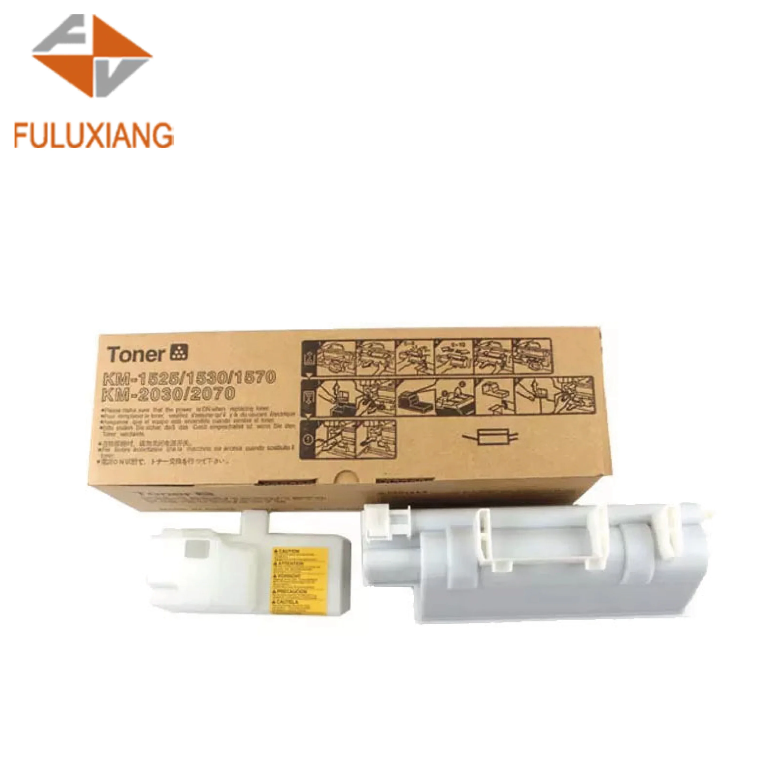 FULUXIANG Compatible KM1525 KM-1525 Copier Toner Cartridge For Kyocera KM1525 KM1530 KM1570 KM2030 KM2070