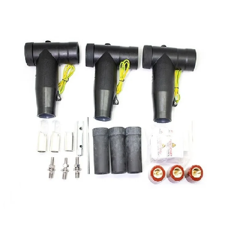 insulating jointing kits terminal connector 24kv Screened front cable connector