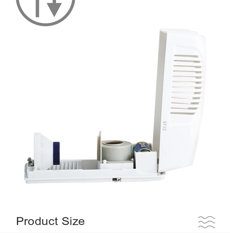 
Classic 75ml Wall Mounted Bathroom Fan Air Freshener Liquid Refillable Dispenser 