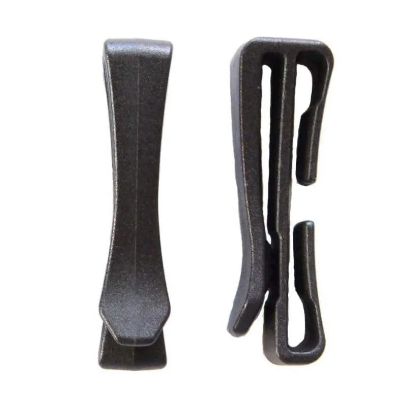 Multi-Size Webbing Ending Clip Quick Slip Keeper Buckle for Backpack Adjusting Strap