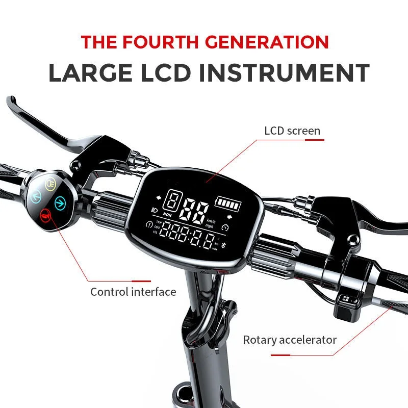 XULUP Q23 electric scooter 500W 1000W moped electric bike adult scooters powerful motorcycles & motorcycle fat tire