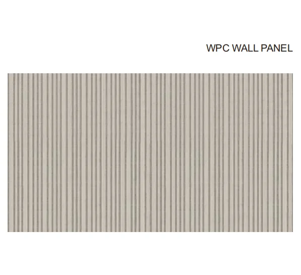 Cloth Patter Series WPC Wall Panel Nontoxic Waterproof New Material for Decoration