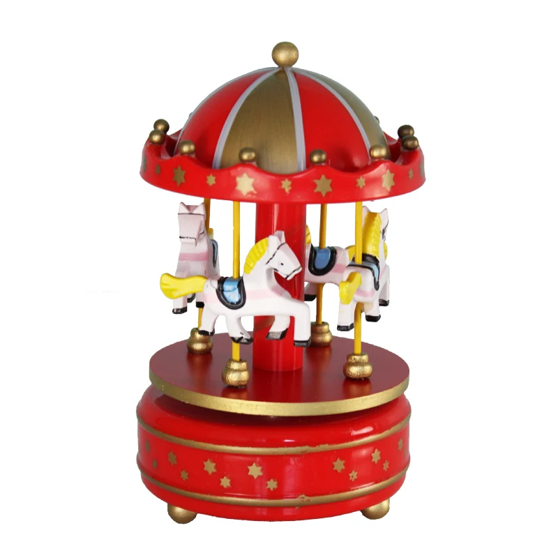 Модная музыкальная шкатулка Merry-Go-Round подарок на день рождения карусель детские игрушки