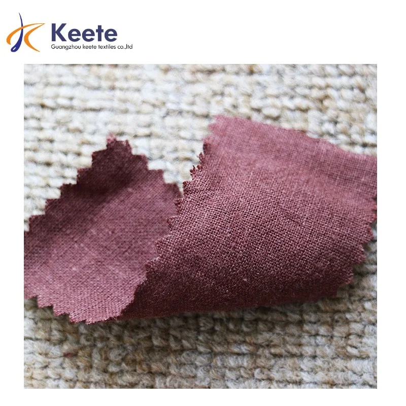 Новый качественный текстильный материал для одежды, простой цвет, 100% ткань рами для стирки