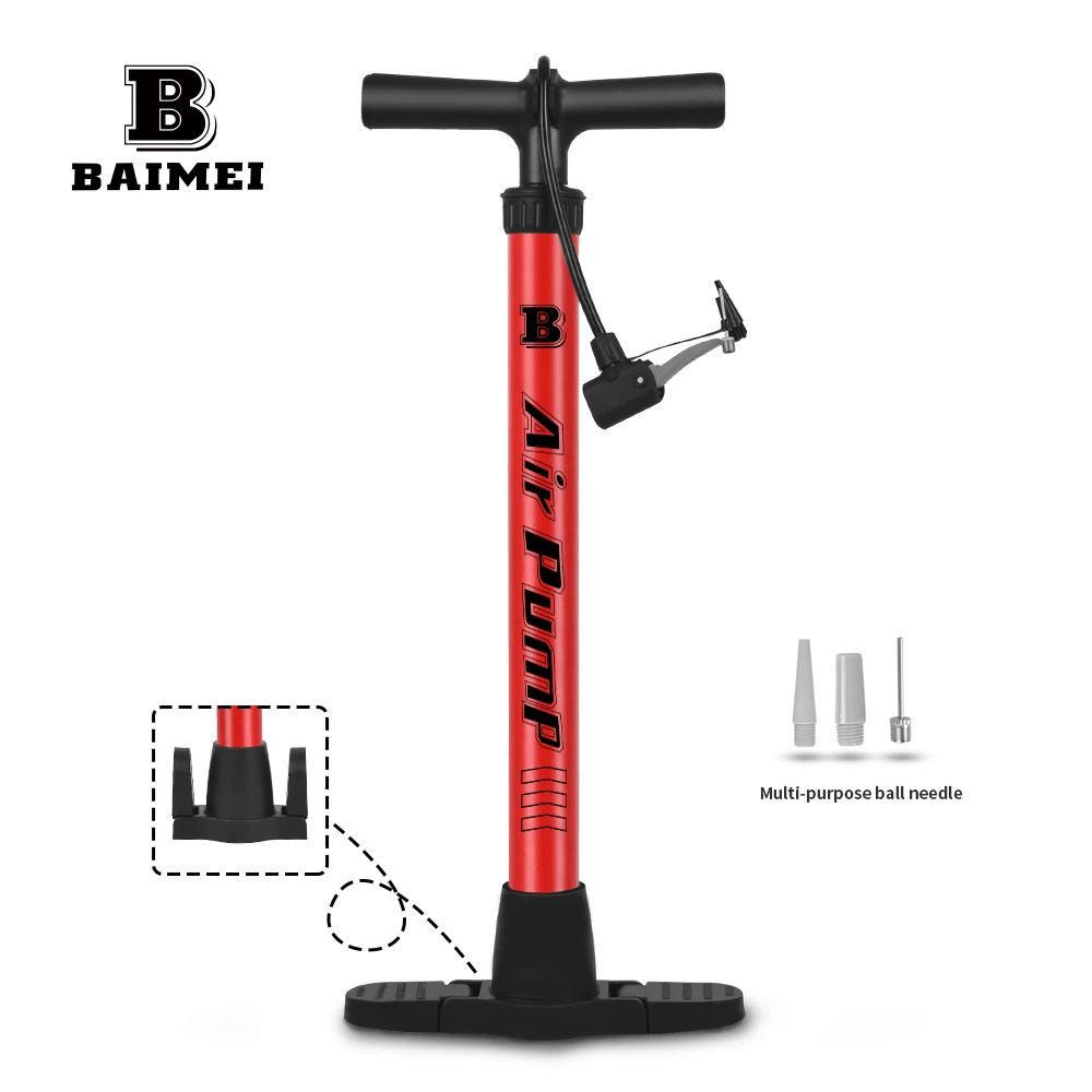 bm Wholesale portable bicycle pump suitable for bicycle, basketball, football, volleyball, swimming ring