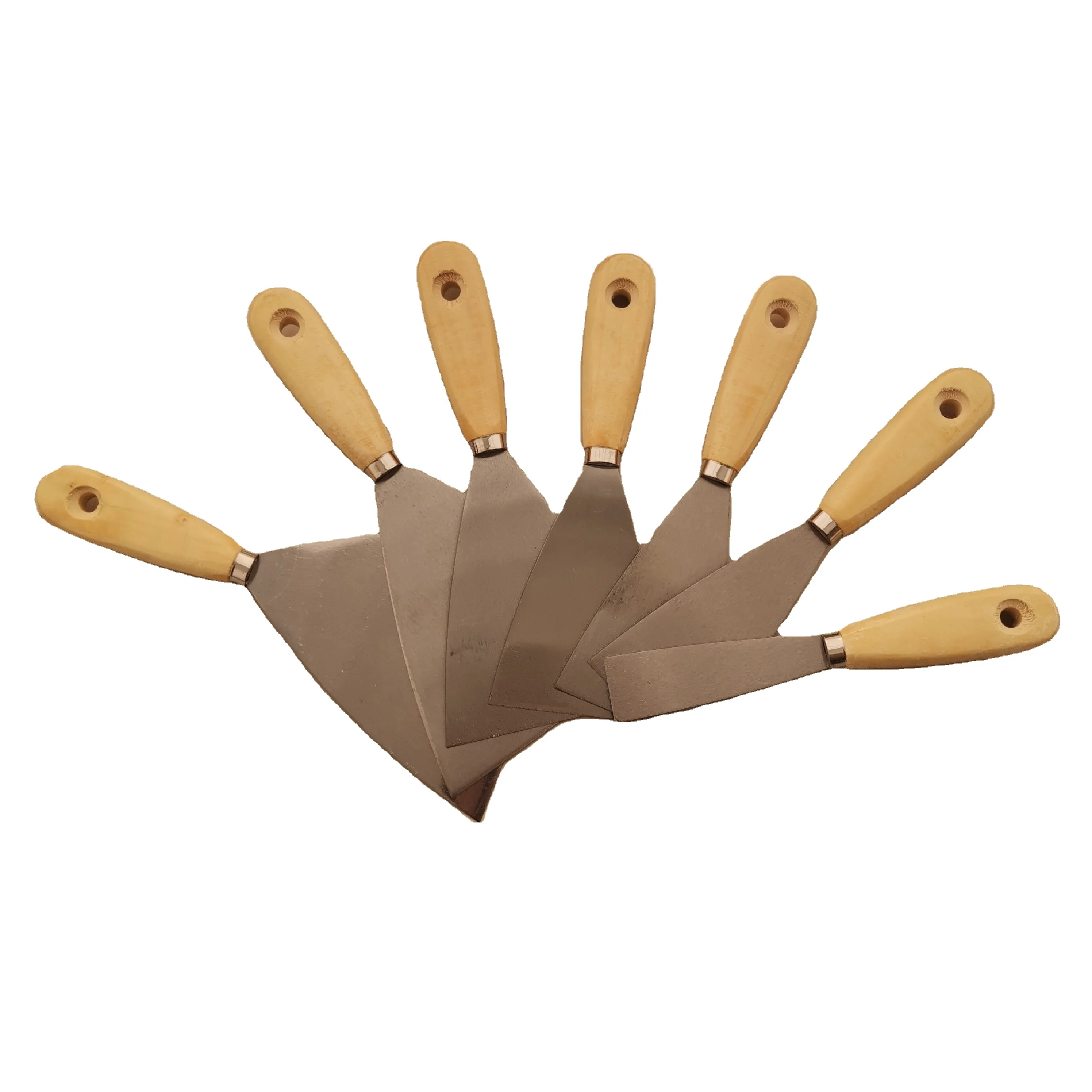 120MM Common Poplar Handle Putty Knife Plastering Knife Spatula Plasterboard