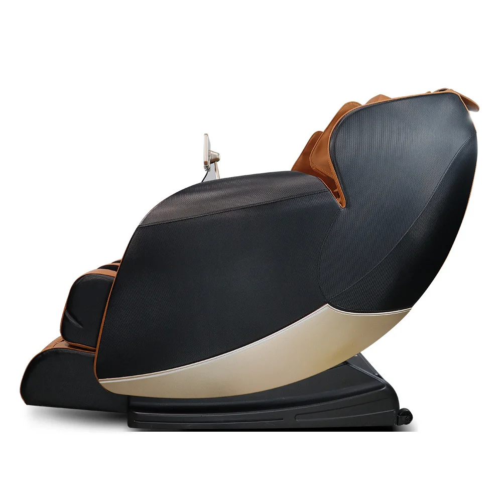 Deluxe Blow Molding Handrail Design Full Body massager 4d Zero Gravity Massage Chair With Music