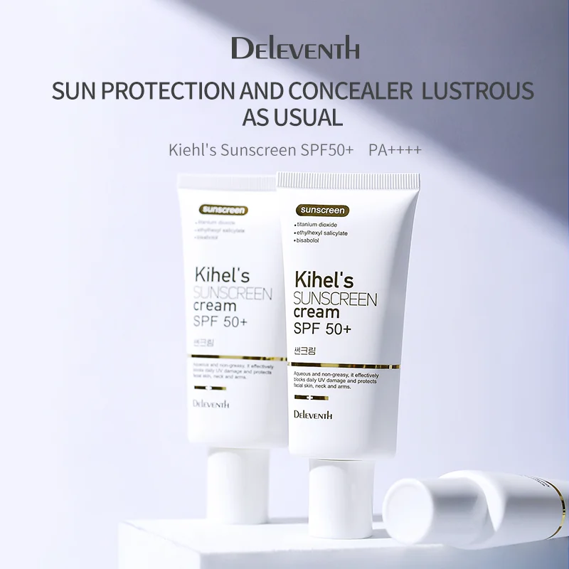 Korea Beauty Natural Sunscreen Physical Whitening With SPF 50+ PA+++ Non-greasy Sunblock