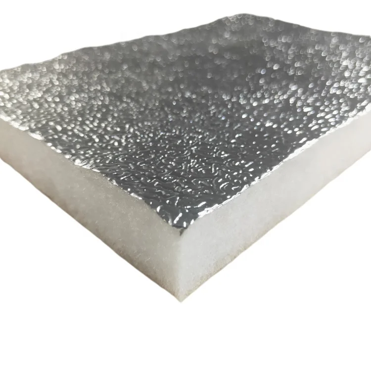 Oxygen Index 40.7 PET white sound & heat insulation board for aviation high speed train HVAC