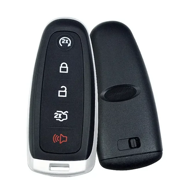 5 Buttons Smart Remote Start For Ford Edge Escape Explorer Focus Taurus and Lincoln MKS MKT MKX with Battery